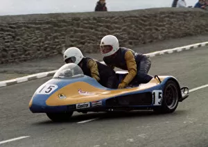 Images Dated 5th January 2019: Graham Milton & John Brushwood (Magnum) 1980 Sidecar TT