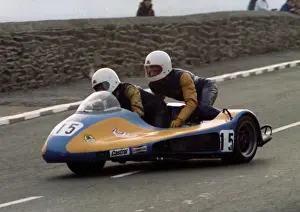 Graham Milton & John Brushwood (Magnum) 1980 Sidecar TT