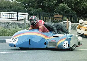 Graham Parkins & Tony Parkins (Kawasaki) 1991 Southern 100