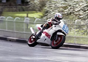 Images Dated 23rd May 2021: Graham Webster (Honda) 1992 Newcomers Manx Grand Prix