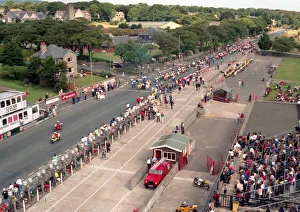 Images Dated 31st January 2021: Grandstand View: 1996 Junior Manx Grand Prix