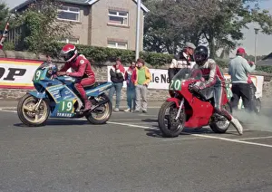 Greg Broughton (Yamaha) & Richard Goodwin (Yamaha) 1987 Lightweight Manx Grand Prix