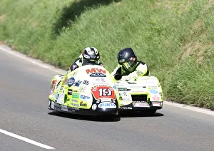Images Dated 26th July 2022: Greg Lambert & Ben McBride (Honda LCR) 2022 Sidecar TT