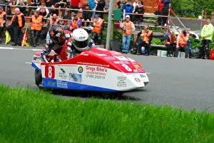 Greg Lambert & Dipash Chauhan (GLR Honda) 2013 Sidecar TT