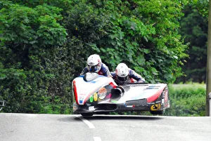 Images Dated 2nd June 2018: Greg Lambert & Julie Canipa (Honda GLR) 2018 Sidecar TT