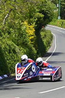 Images Dated 31st October 2020: Greg Lambert & Kenny Cole (GLR Honda) 2015 Sidecar TT