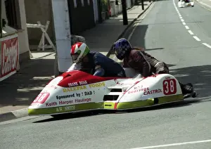 Wade Boyd Prints: Greg Lambert & Wade Boyd (Shelbourne) 1995 Sidecar TT