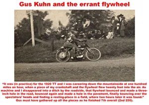 Gus Kuhn and the errant flywheel