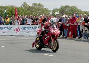 Images Dated 22nd August 2021: Guy Martin (Honda) 2008 Superstock TT