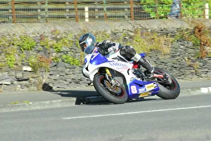 Images Dated 8th June 2015: Guy Martin (Triumph) at Kirk Michael