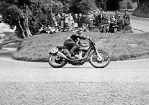 1950 Junior Manx Grand Prix Collection: H Whittaker (AJS) 1950 Junior Manx Grand Prix