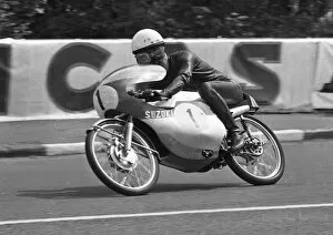 Images Dated 3rd July 2018: Hans Georg Anscheidt (Suzuki) 1967 50cc TT