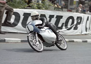 Images Dated 10th January 2021: Hans Georg Anscheidt (Suzuki) 1967 50cc TT
