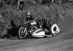 Images Dated 10th February 2018: Hans Haldeman (Norton Watsonian) 1954 Sidecar TT