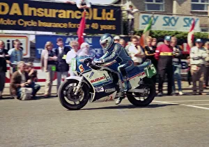 Images Dated 25th December 2021: Hans Hart (Suzuki) 1987 Production B TT