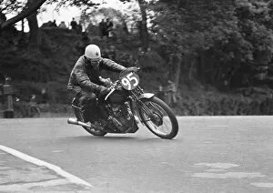Images Dated 23rd May 2018: Harold Kirby (Excelsior) 1949 Lightweight TT