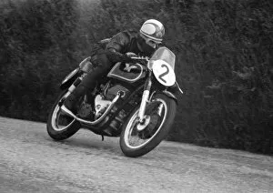 Images Dated 17th October 2018: Harry Pearce (Matchless) 1955 Senior TT