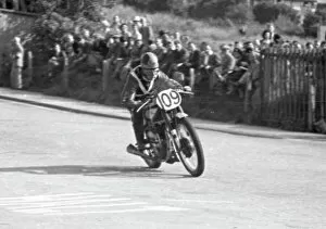 Images Dated 27th March 2023: Harry Pearce Norton 1949 Junior Manx Grand Prix