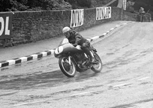 Images Dated 10th October 2020: Harry Plews (Norton) 1956 Junior TT