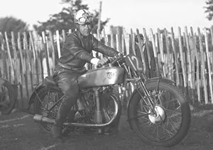 Images Dated 20th January 2022: Heiner Fleischmann (NSU) 1936 Senior TT