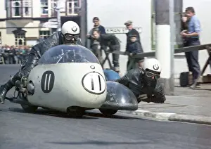 Heinz Luthringhauser & Josef Huber (BMW) 1967 Sidecar TT
