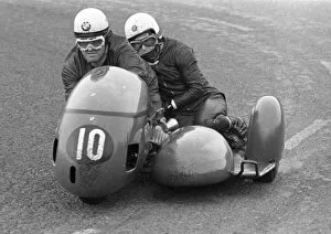 Images Dated 10th February 2022: Heinz Luthringhauser & Jurgen Cusnik (BMW) 1971 750 Sidecar TT