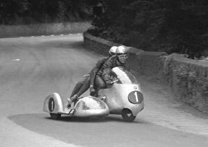 Images Dated 2nd August 2016: Helmut Fath & Alfred Wohlgemuth (BMW) 1960 Sidecar TT