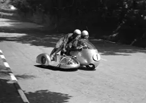 Helmut Fath & Alfred Wohlgemuth (BMW) 1960 Sidecar TT
