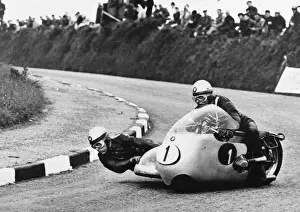 Helmut Fath & Alfred Wohlgemuth (BMW) 1960 Sidecar TT