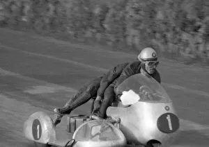 Helmut Fath & Alfred Wohlgemuth (BMW) 1960 Sidecar TT