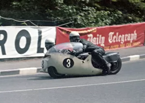 Images Dated 29th August 2020: Helmut Fath & Wolfgang Kalauch (URS) 1967 Sidecar TT