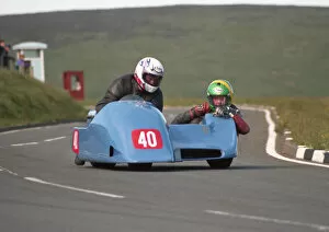 Images Dated 12th June 2022: Helmut Lunemann & Chris McGahan (Ireson) 1999 Sidecar TT