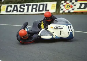 Helmut Schilling & H Mathews (BMW) 1974 750 Sidecar TT
