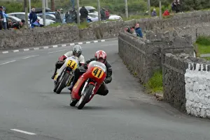 Henry Bell (Honda Drixton) and Barry Edwards (Honda) 2007 Pre TT Classic