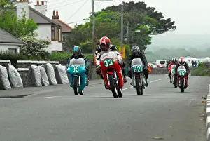 Henry Bell (Honda) Geoff Bates (Bates Honda) Ken Hankey (Suzuki) 2014 Pre TT Classic