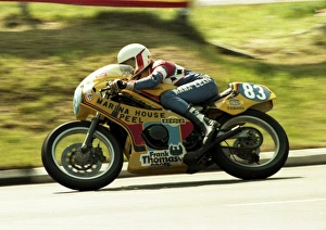 Images Dated 3rd February 2018: Hillary Musson (Yamaha) 1984 Formula Two TT