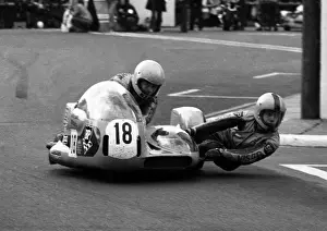 Bill Hodgkins & John Parkins (Francis Yamaha) 1977 Sidecar TT
