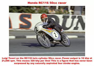 Images Dated 5th October 2019: Honda RC116 50cc racer