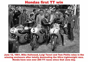 Images Dated 14th October 2019: Hondas first TT win