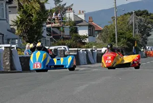 Horst Walczak & Andrew Miller (Ireson Honda) and Matthew Sayle & Jamie Scarffe (Windle DMR Suzuki) 2011 Southern 100
