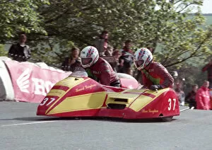 Howard Langham & Steve Langham (Jacob Yamaha) 1993 Sidecar TT