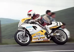 Images Dated 20th August 2021: Howard Selby (Yamaha) 1990 Senior TT