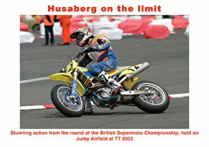 Jurby Gallery: Husaberg on the limit
