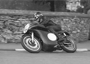 Images Dated 15th May 2021: Ian Ablett (AJS) 1963 Junior Manx Grand Prix