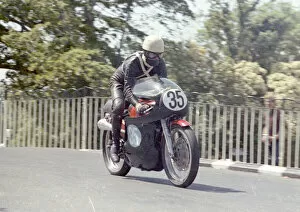 Images Dated 9th March 2021: Ian Burne (AJS) 1965 Junior TT