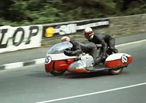 Ian Fillery &s J Chapman (Triumph) 1966 Sidecar TT