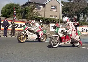 Ian Jones (Yamaha) & John Davies (Padgett spl) 1987 Lightweight Manx Grand Prix