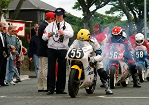Images Dated 13th January 2019: Ian Lougher (Aprilia) 1995 Ultra Lightweight TT