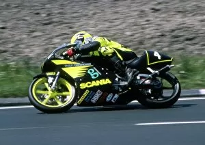 Images Dated 13th July 2011: Ian Lougher at Creg ny Baa; 1997 Ultra Lightweight TT