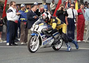 Images Dated 15th November 2019: Ian Lougher (Honda) 1990 Ultra Lightweight TT
